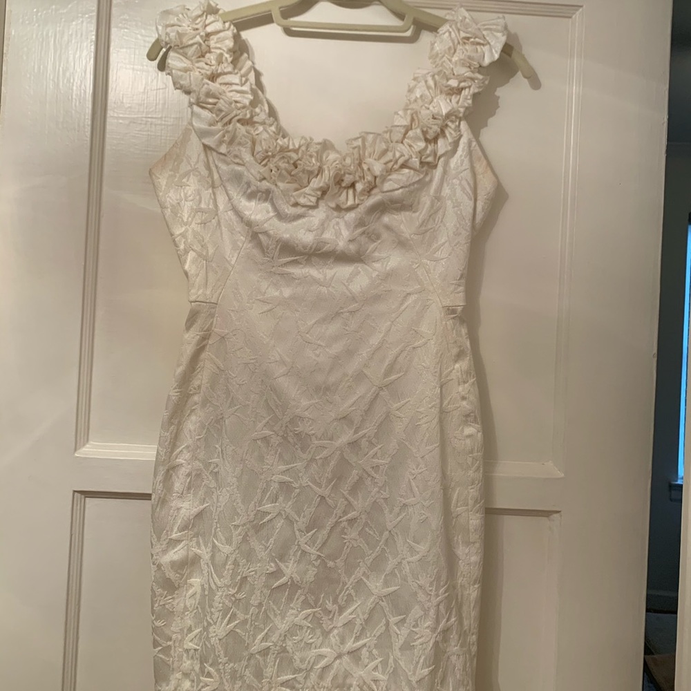 Laggy London white cocktail dress